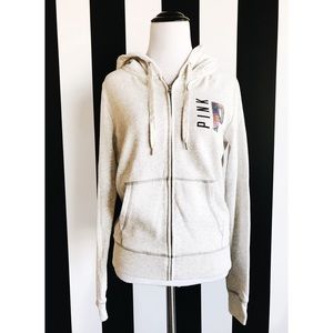 PINK Victoria’s Secret Love PINK bling hoodie